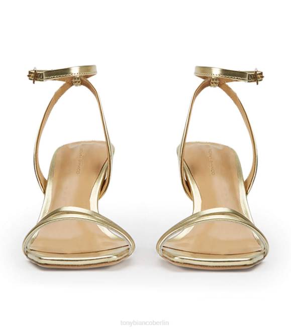 Stöckelschuhe| de Tony Bianco Frauen Camelia-Absätze Gold-Nappa-Metallic 4624198
